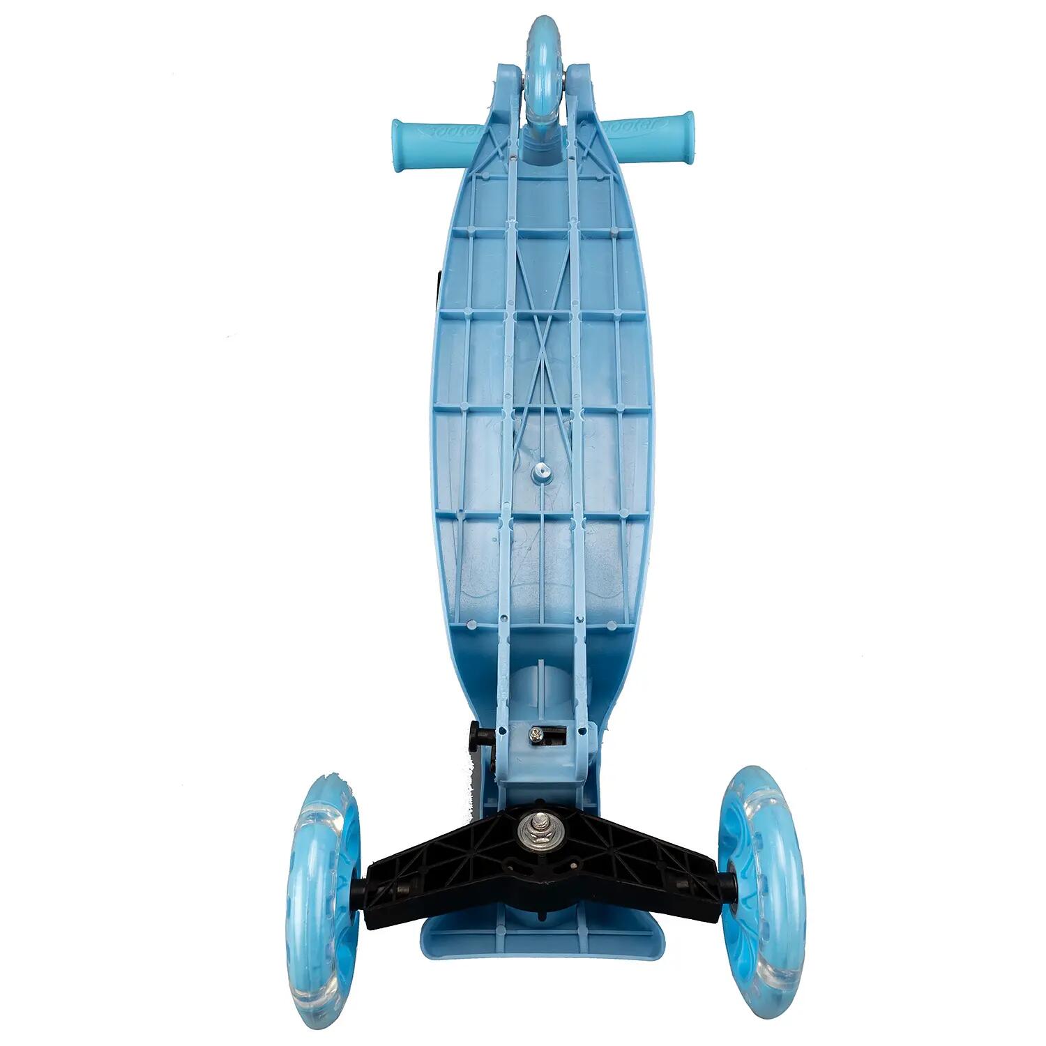Trotineta Funride cu roti luminoase, blue 6/6