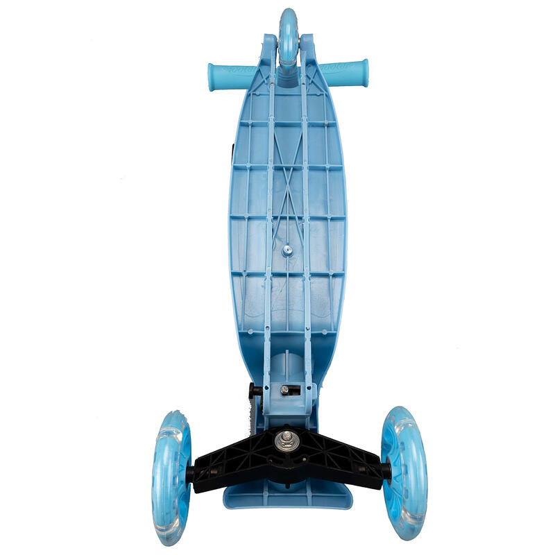 Trotineta Funride cu roti luminoase, blue
