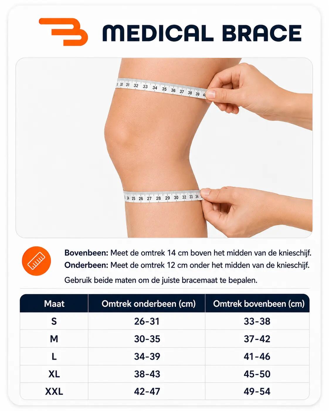 Medical Brace Neopreen Kniebrace met Baleinen 3/3