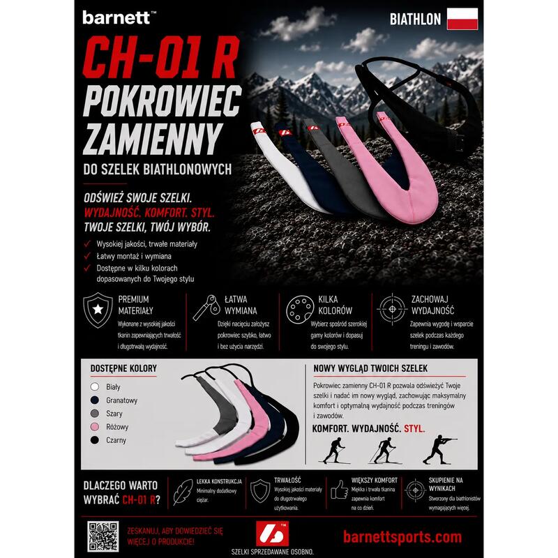 CH-01 R Roz Husă de schimb pentru ham de biatlon