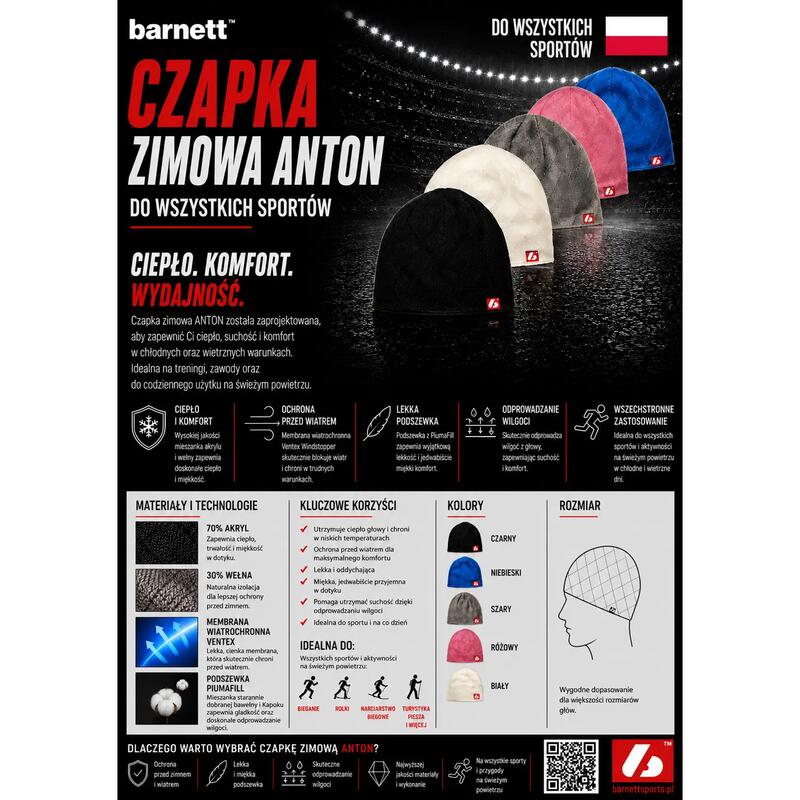 ANTON Pălării roz pentru iarnă
