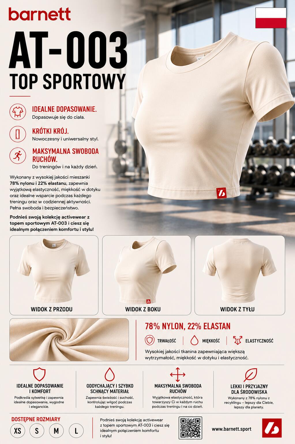AT-003 TOP Sport - TOP Sportowy, Biały 5/5