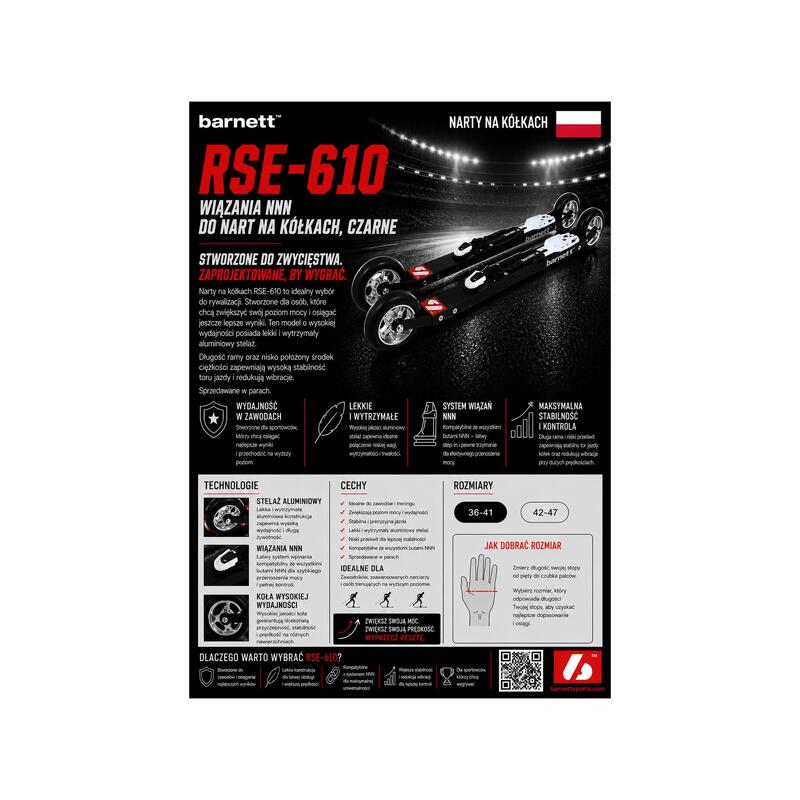  Legături de schi roți NNN BLACK RSE-610