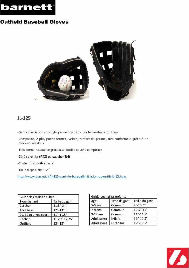 initiatie honkbalhandschoen REG JL-125 7/7