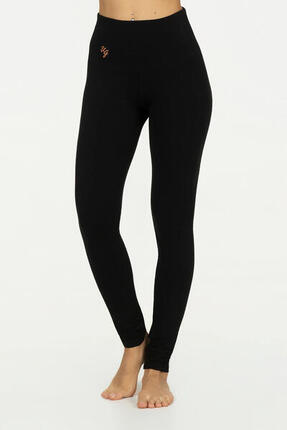 Legging de Yoga et Pilates Gaia - Legging tendance taille haute - Onyx Noir