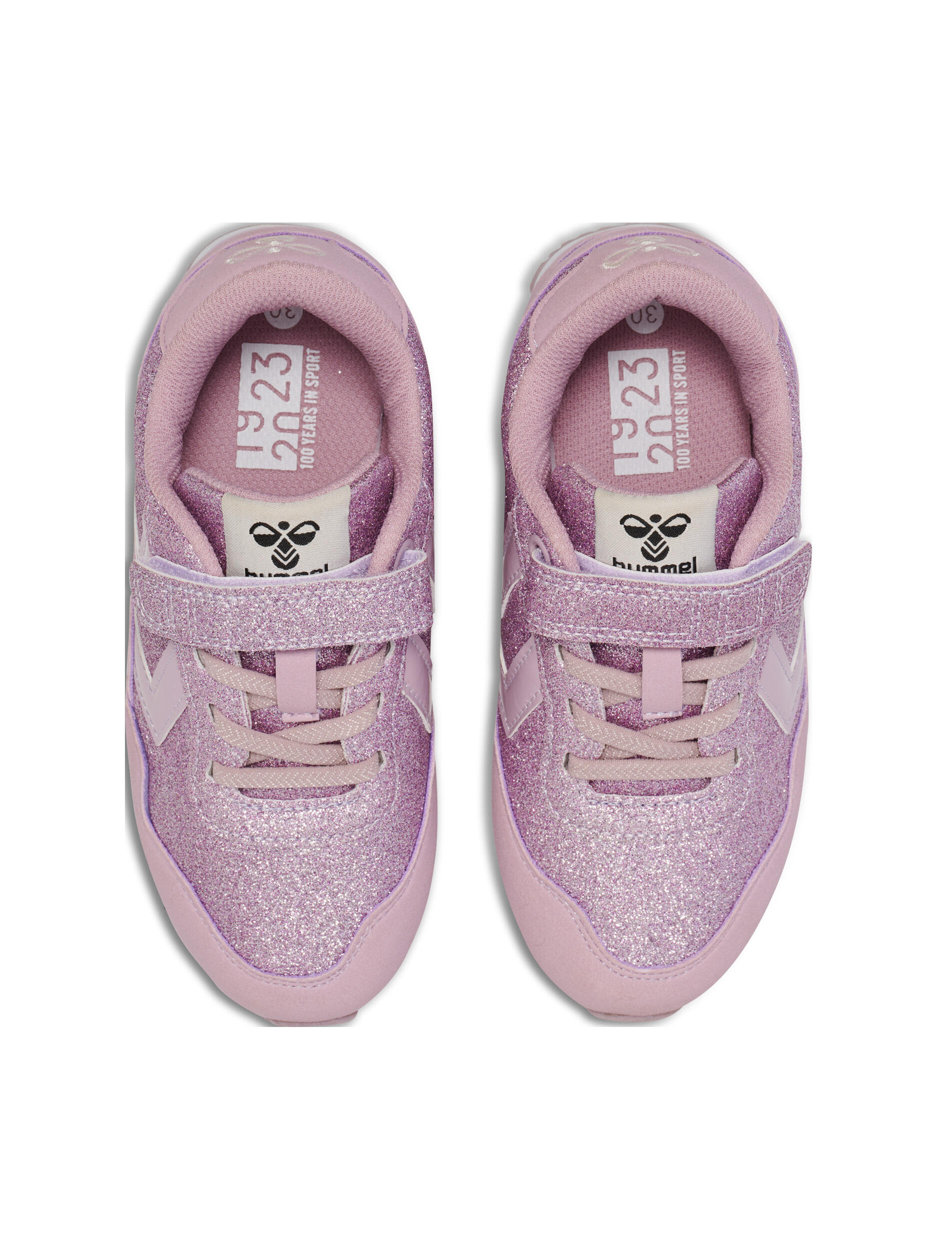 Klettverschluss Sneaker Reflex Glitter Kinder 6/15