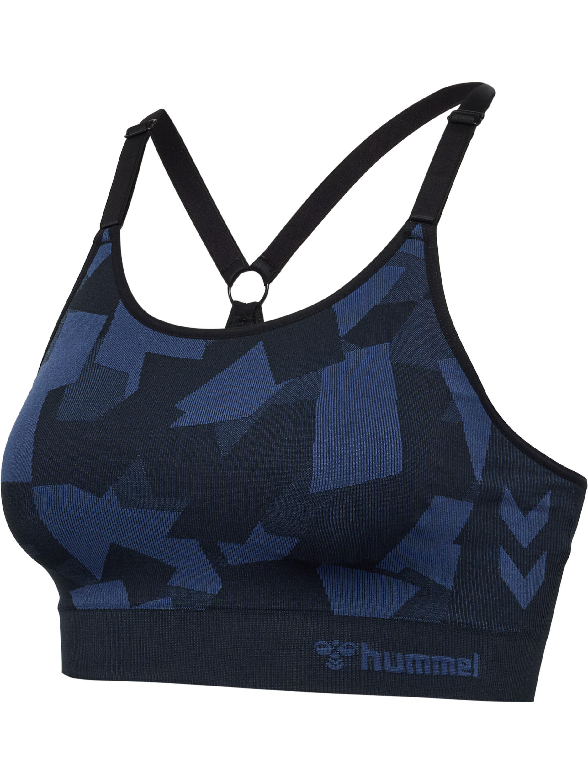 Bezszwowy biustonosz z wyściółką dla kobiet Hummel Combine 2/7