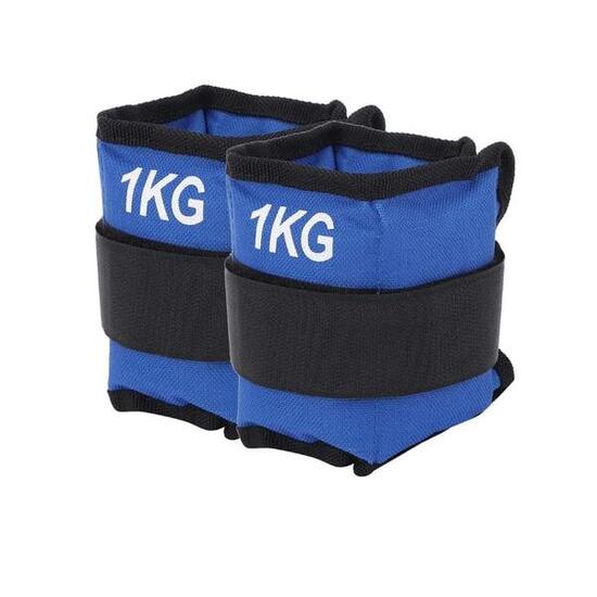 Paar Enkel- en Polsgewichten van 1 Kg Verstelbaar met Klittenband FF