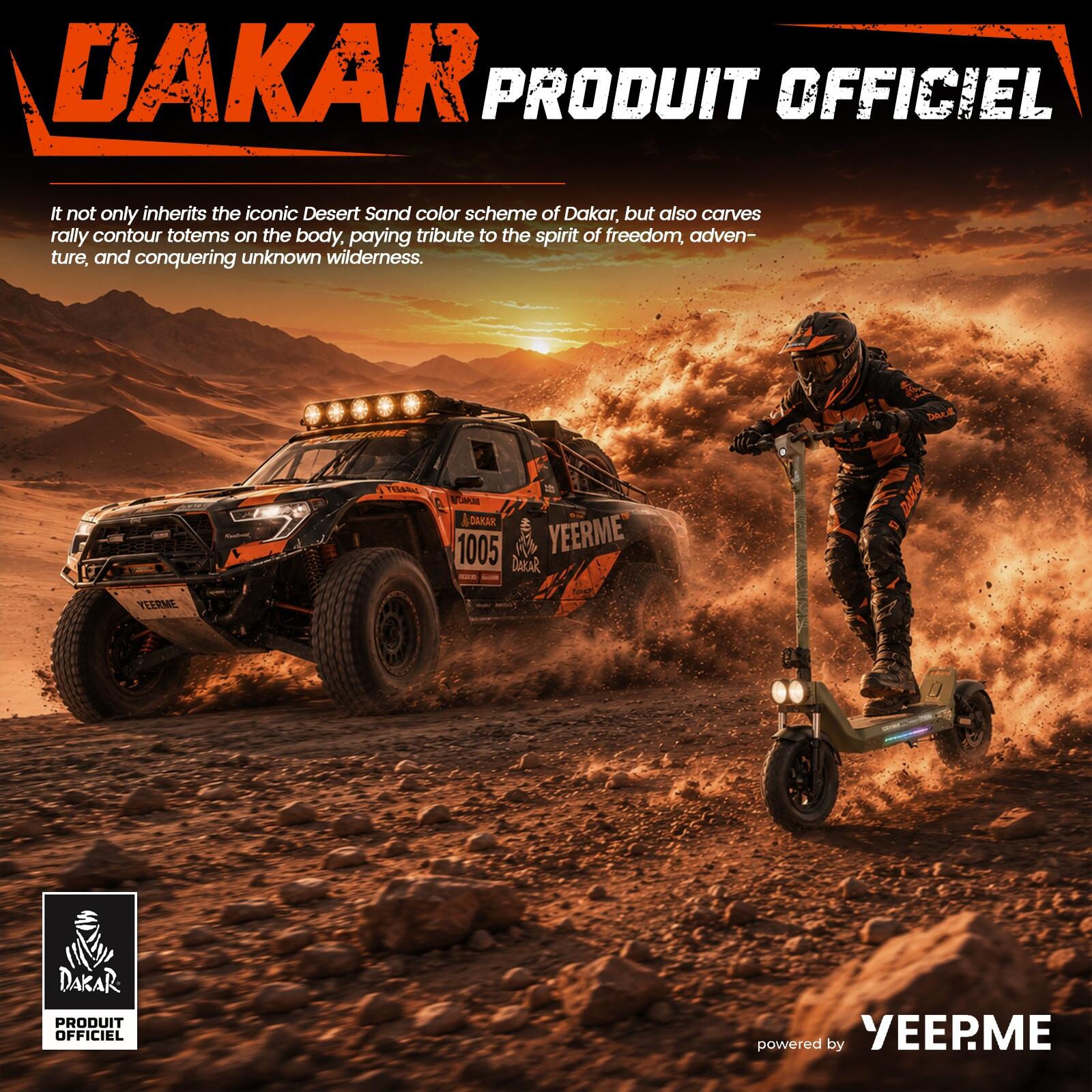 DAKAR 100S Trottinette Électrique Pliable Adulte 1200W 10" 648Wh 50km Gar 5 ans 6/7
