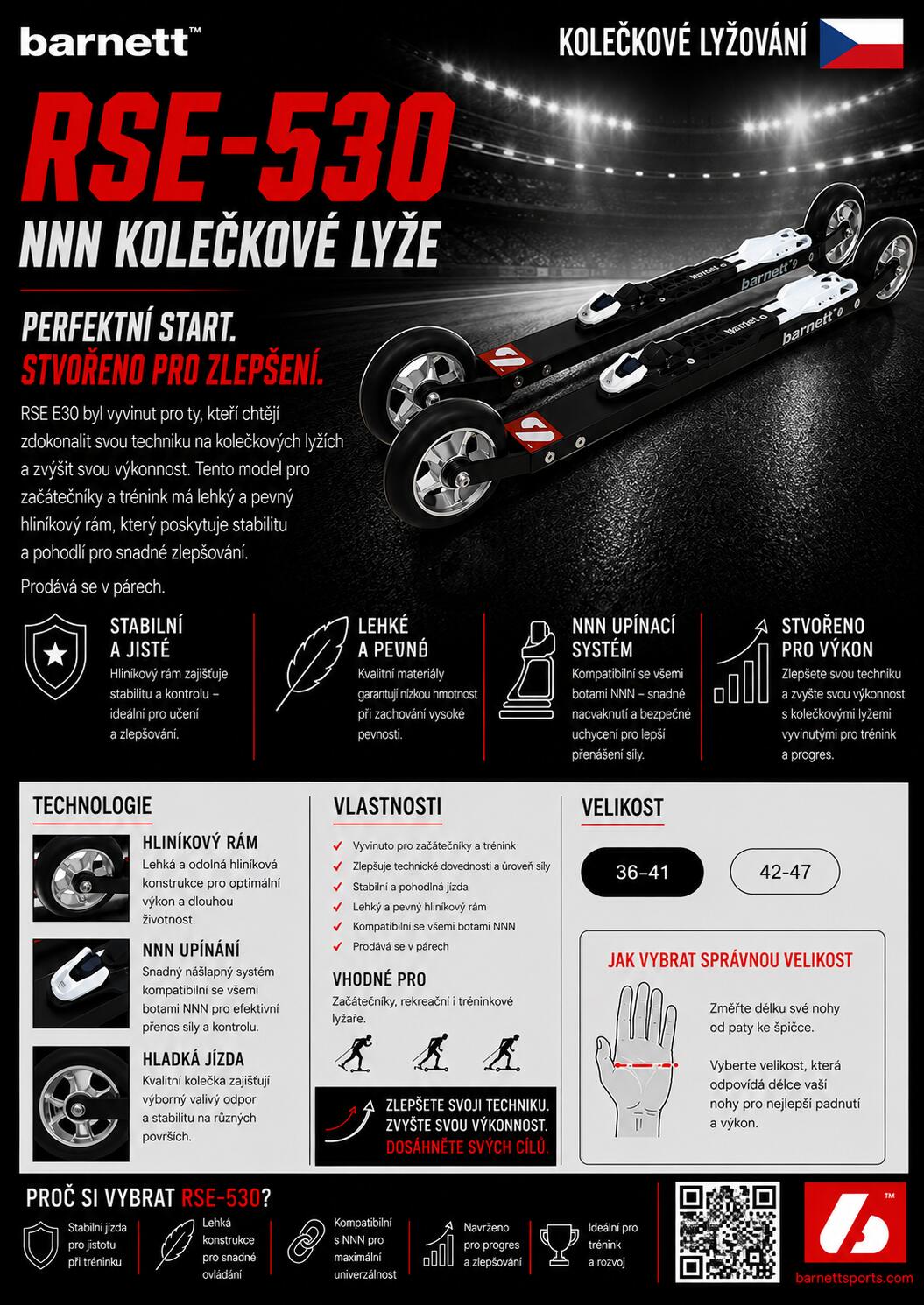 RSE-530 Wiązania NNN Koło narciarskie CZARNE 7/7