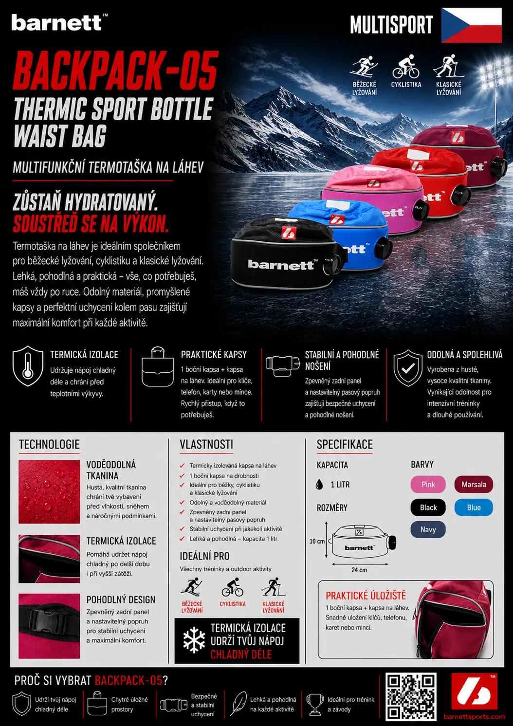 Kosz na butelkę wody BACKPACK-05 4/5