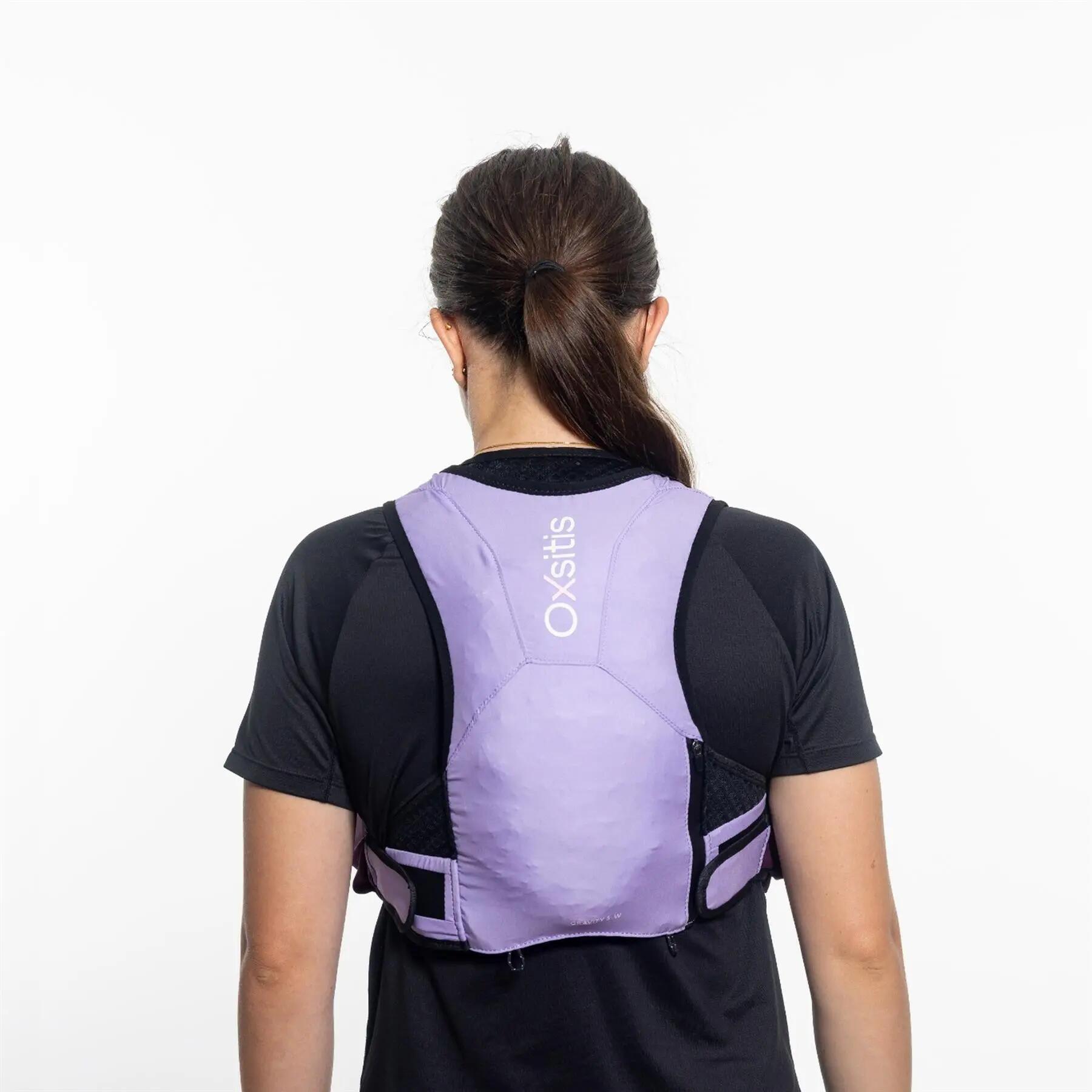 Mochila de trail Oxsitis Gravity 5 Violeta para mujer 5/7