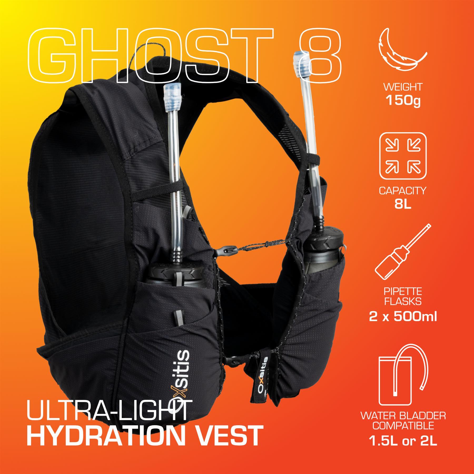 Sac de trail Oxsitis Ghost 8 Noir 3/7