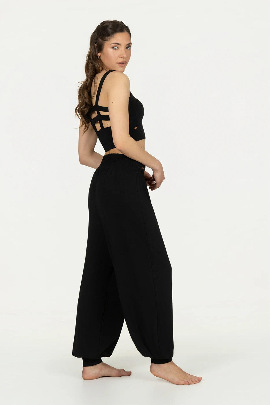 Pantalon harem tendance Jaya Summer - Noir Onyx 5/5