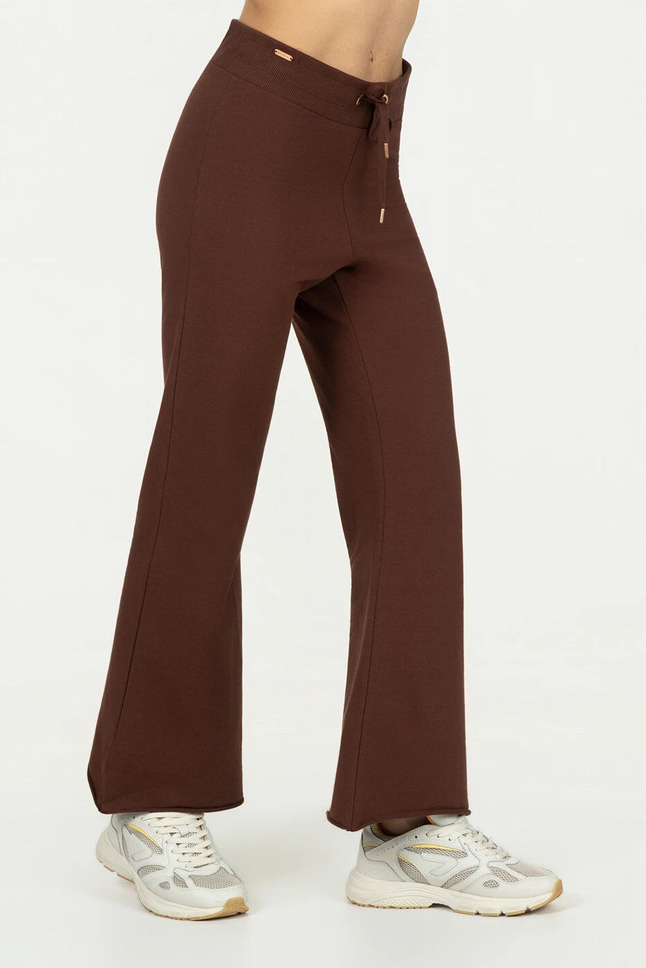 Pantalon de jogging, Yoga et Pilates et lounge Elun - Marron 2/5