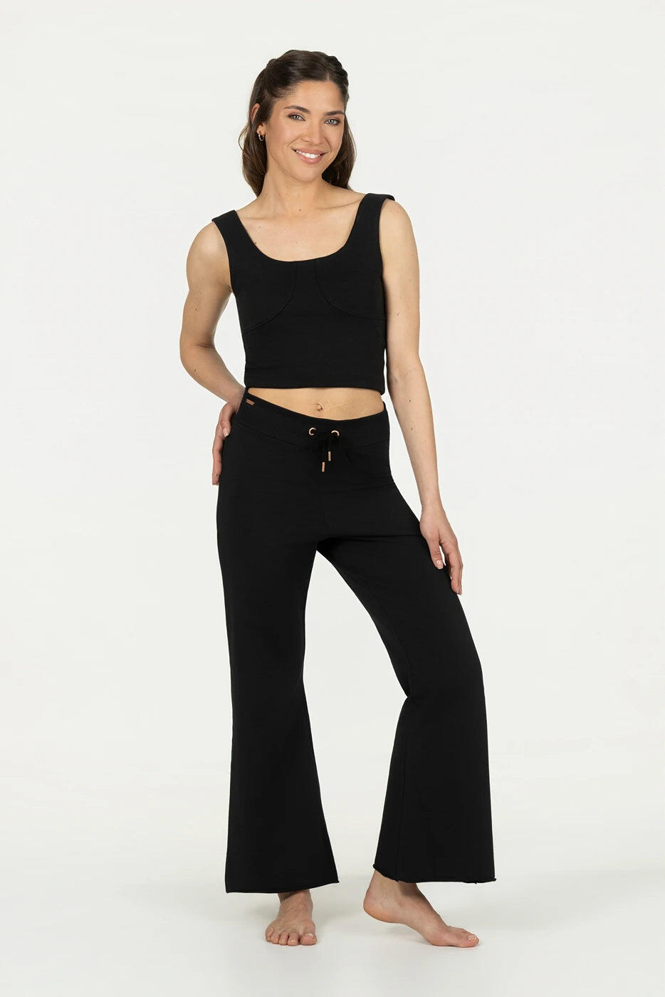 Pantalon de jogging, Yoga et Pilates et lounge Elun - Noir 4/5