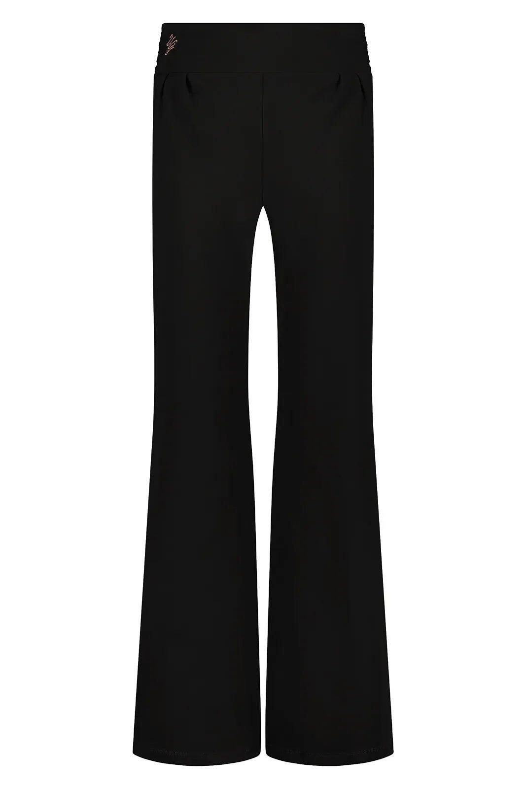 Pantalon de Yoga et Pilates tendance à coupe ample Maeve - Noir Onyx 5/5