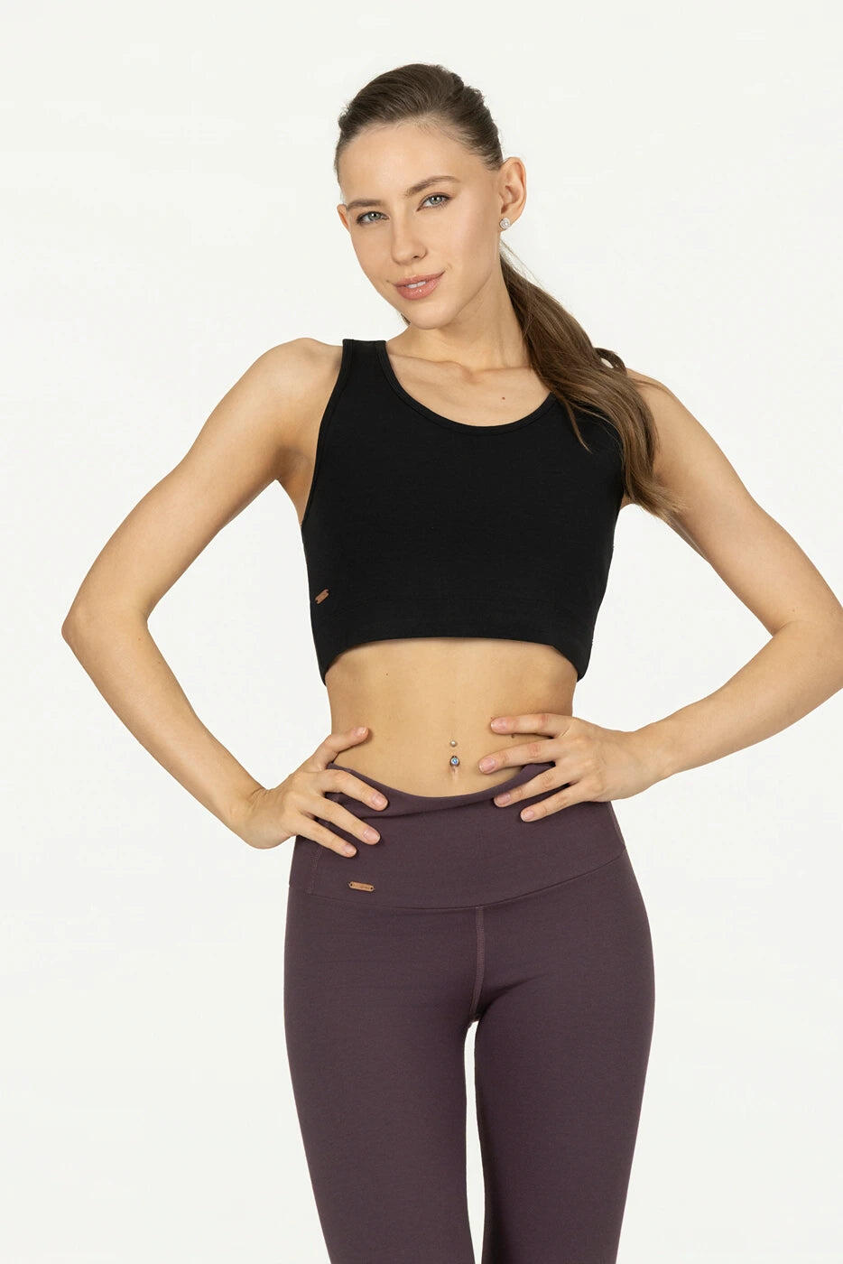 Surya Yoga et Pilates Sports Bra - Noir Onyx 1/5