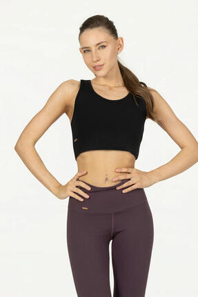 Surya Yoga et Pilates Sports Bra - Noir Onyx