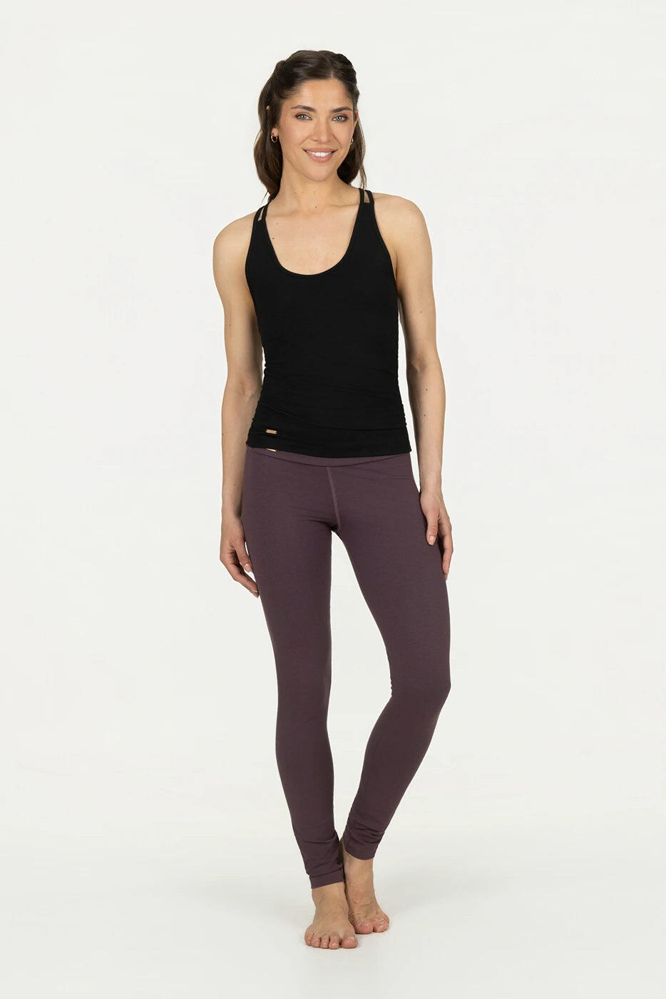Top de Yoga et Pilates en Bambou Lyrais  - Noir Onyx 4/5