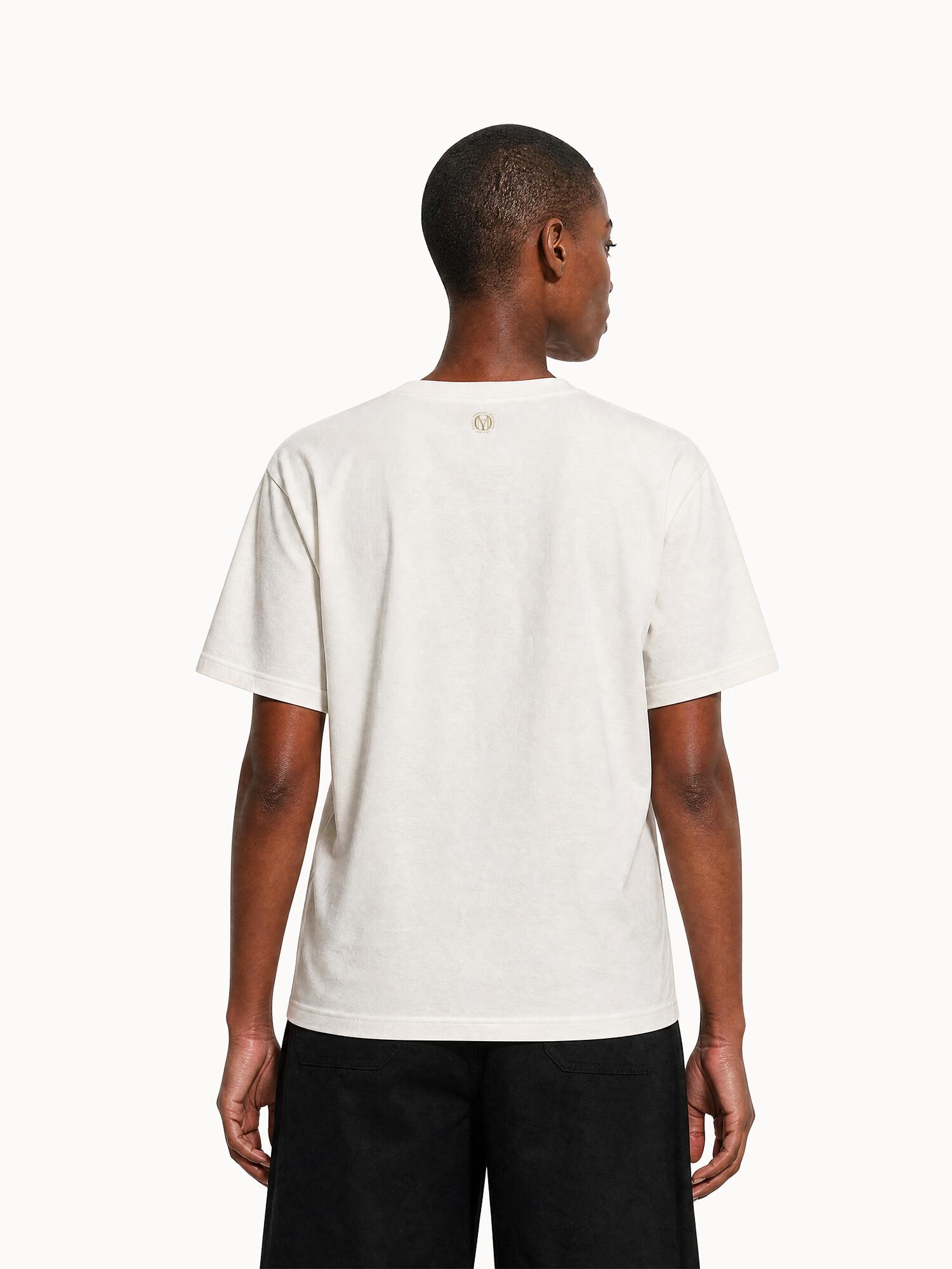 T-shirt relax Le Coq Sportif x Maradona en jersey de coton LCS CUP 5/7