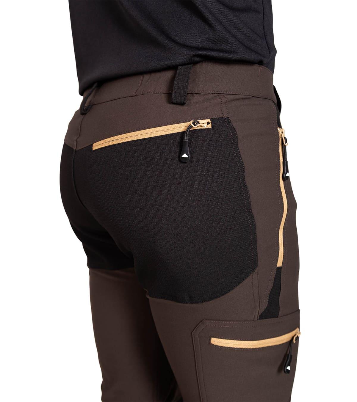 Pantalón de Montaña, Trekking y Escalada Invernal Badille Unisex Café 3/5