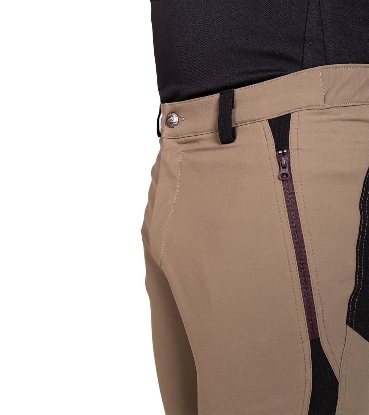 Pantalón de Montaña, Trekking y Escalada Invernal Badille Unisex Gris 3/5