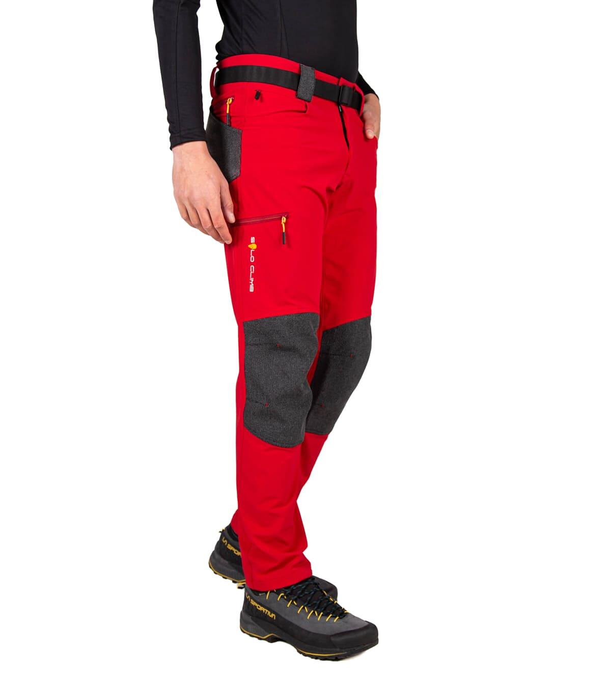 Pantalón de Montaña, Trekking y Escalada Invernal Comicci Unisex Rojo 5/6