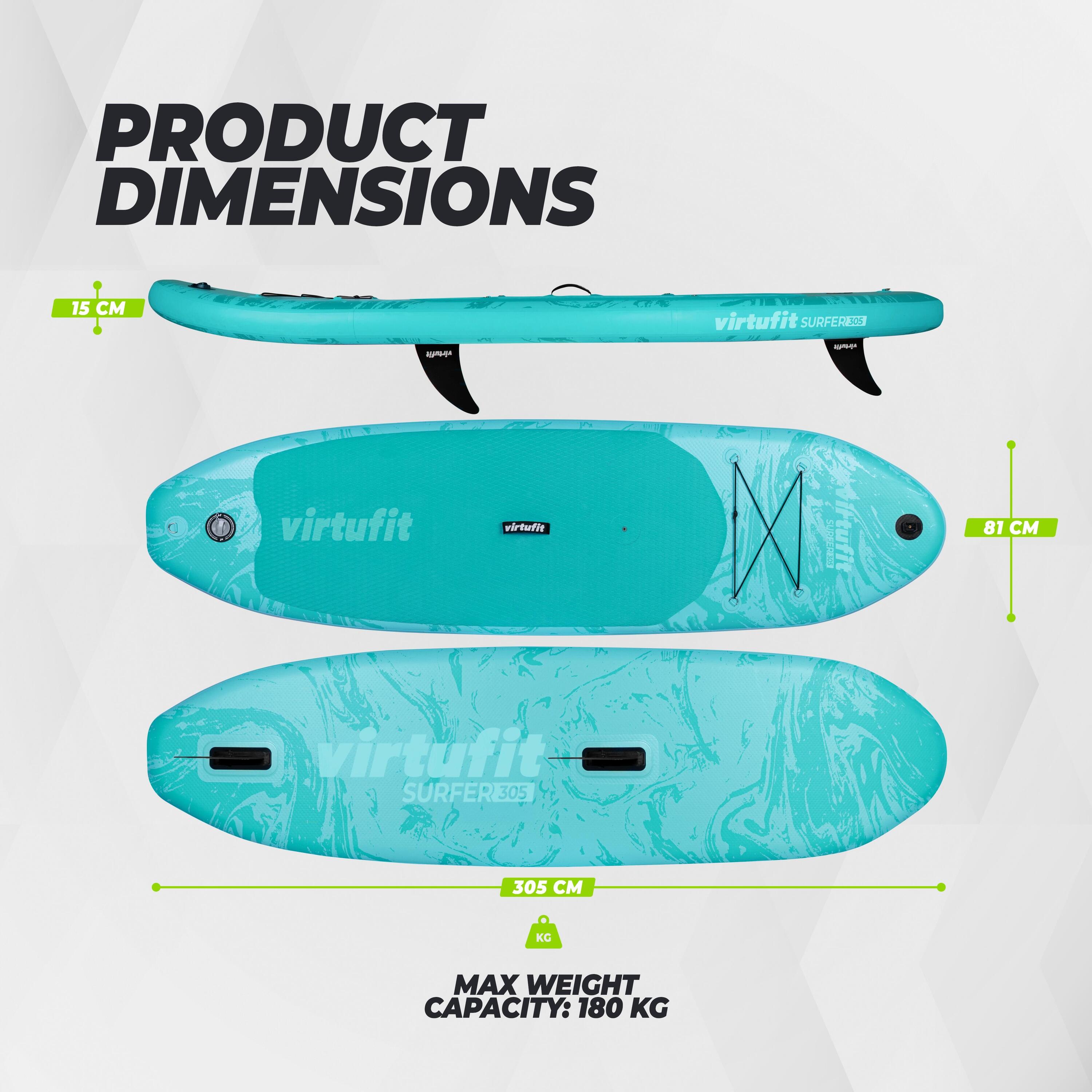 Supboard Surfer 305 – Inklusive Windsegel und Zubehör 6/10