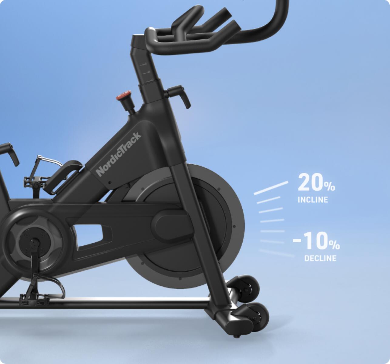 Vélo d'appartement 24 Studio Bike / 24 Niveaux de résistances + deux haltères 5/8