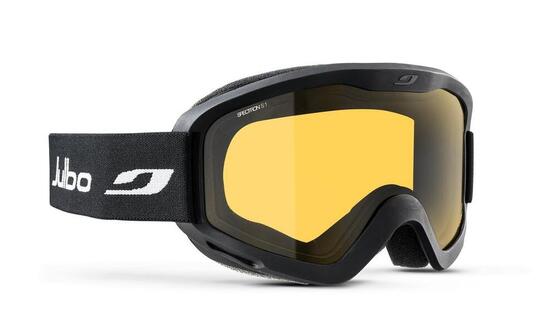 Masque de ski et de snowboard enfant et adulte - Noir PLASMA ACÉTATE