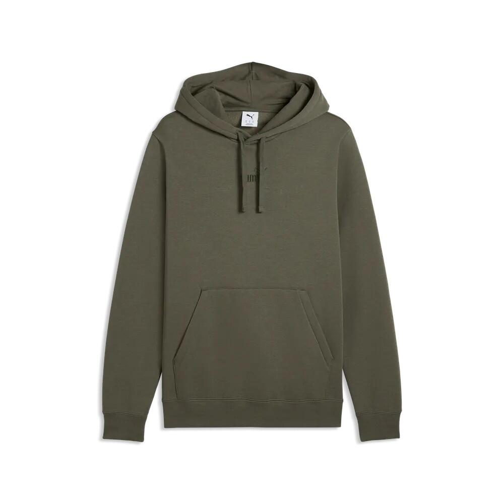 Felpa con cappuccio in pile con logo Essentials N.1 da uomo PUMA 6/6