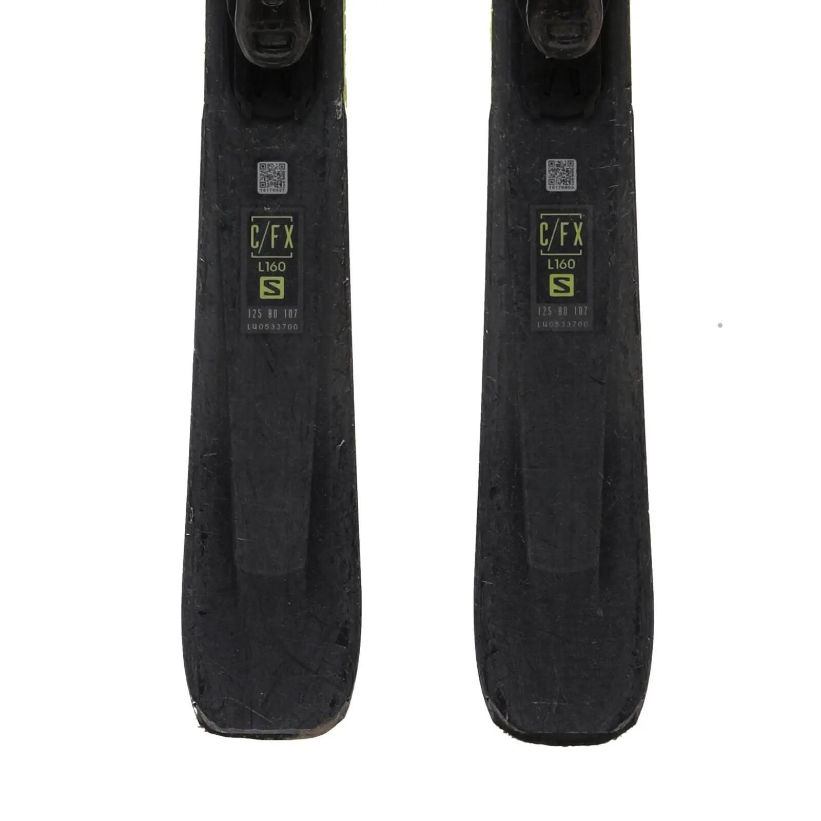 RECONDITIONNE - Ski Salomon Xdr 80 Cfr + Fixations 4/4