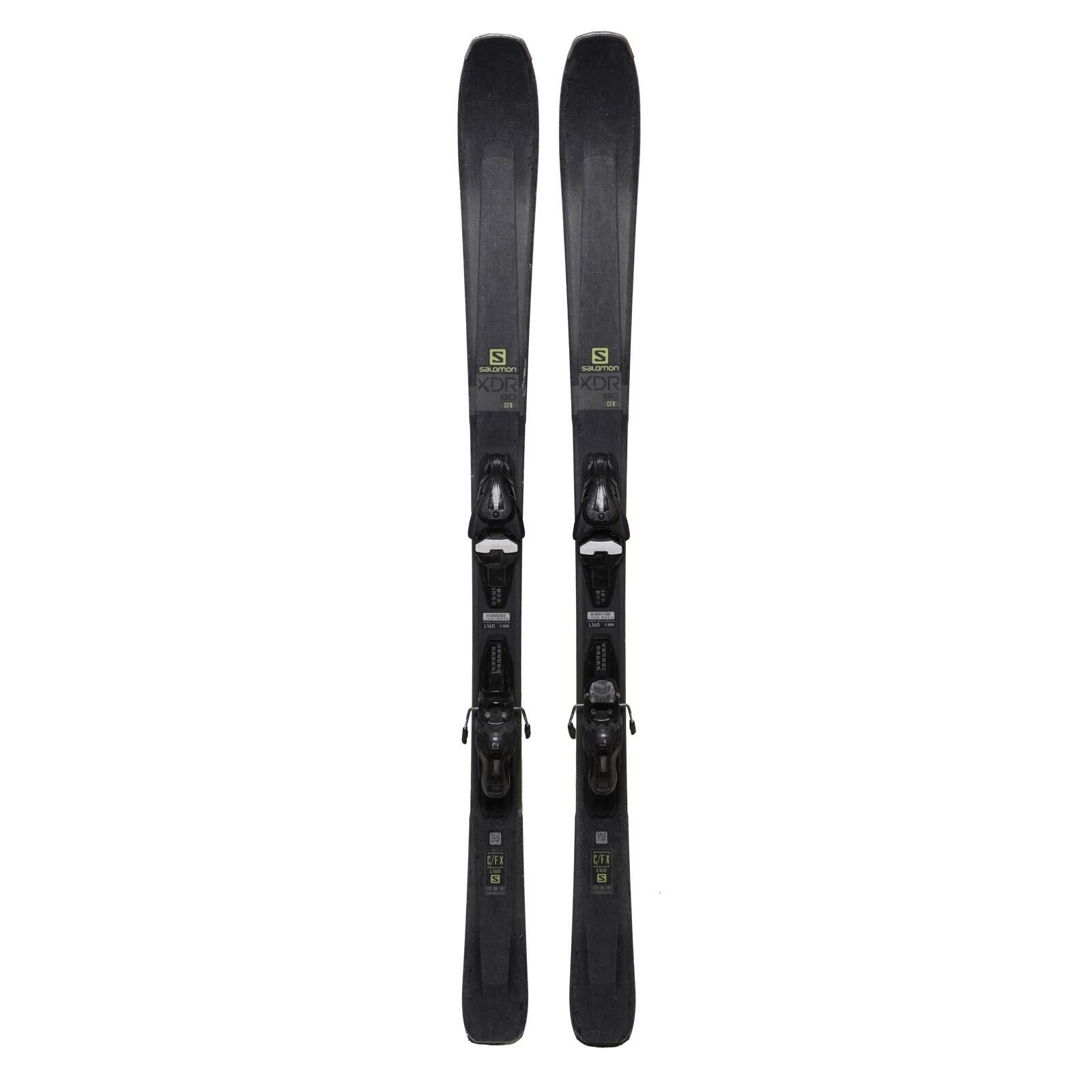 RECONDITIONNE - Ski Salomon Xdr 80 Cfr + Fixations 2/4