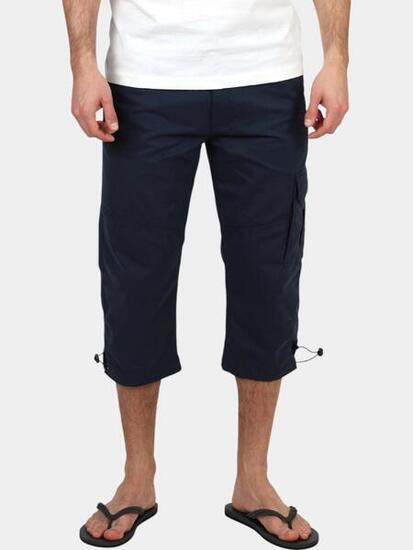Pantacourt Homme - FUPPACOU - 6 poches - Bleu marine
