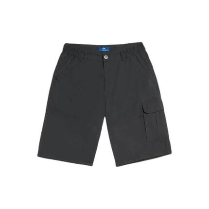 Bermuda homme - Ceinture semi-élastique, passants - Bleu marine