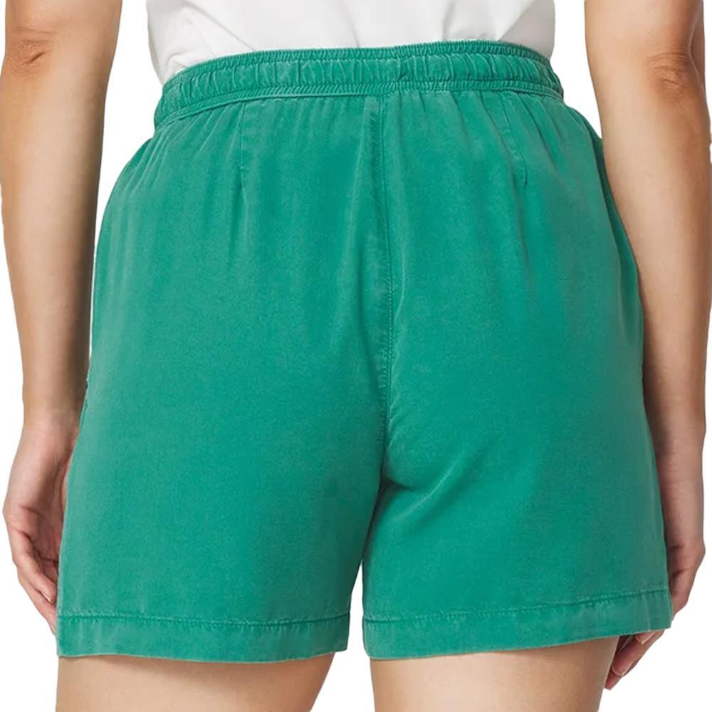 Short - Casual - Femme - Ceinture élastiquée, poches, lyocell - MYRNOBER - Vert 2/5