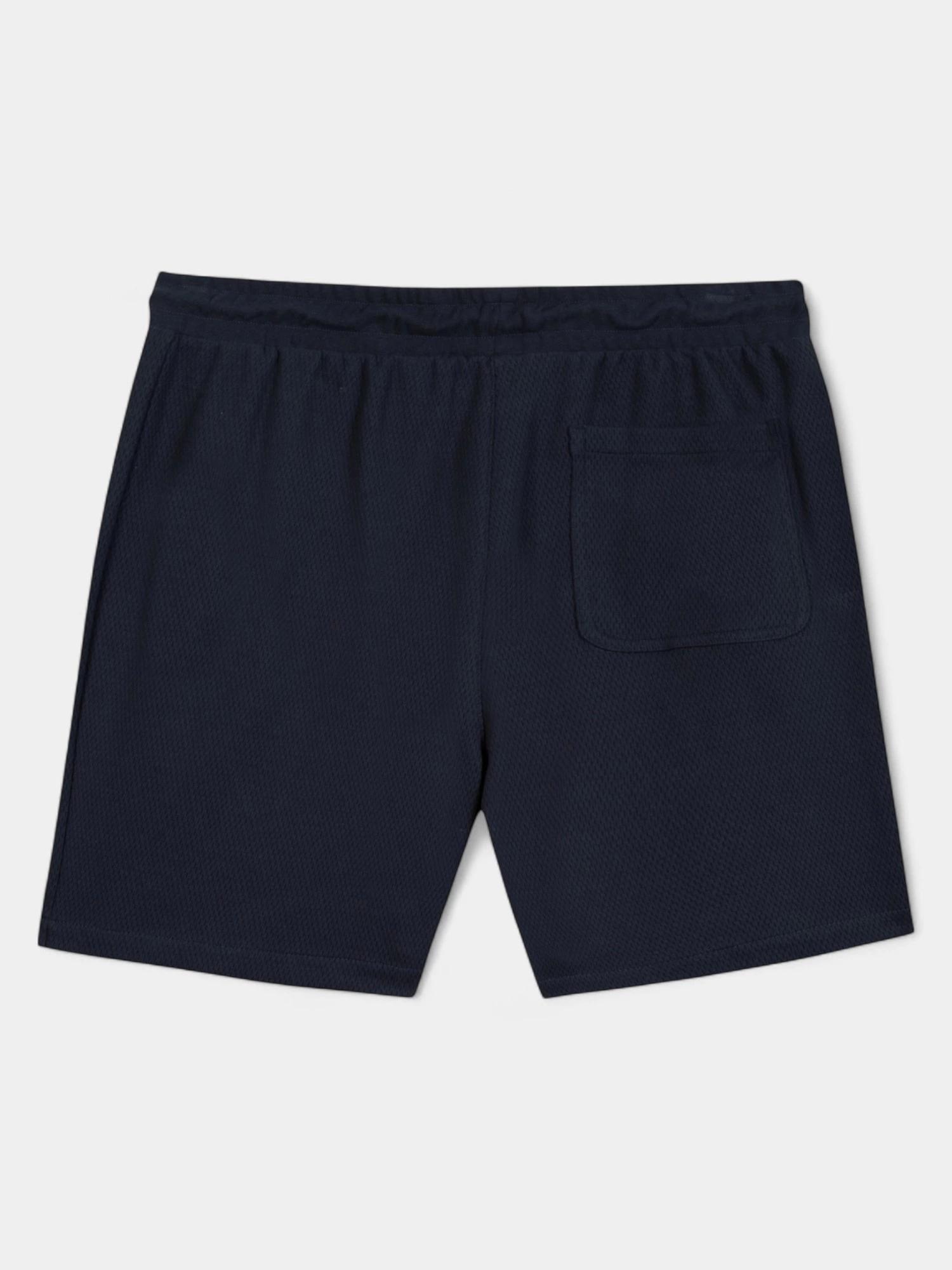 Bermuda Homme - Taille élastique WOODYBER - Bleu marine 4/6