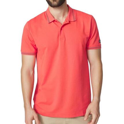 Polo - Sport - Homme - Manches courtes, Coupe ajustée, ATTONPOL - Bleu marine