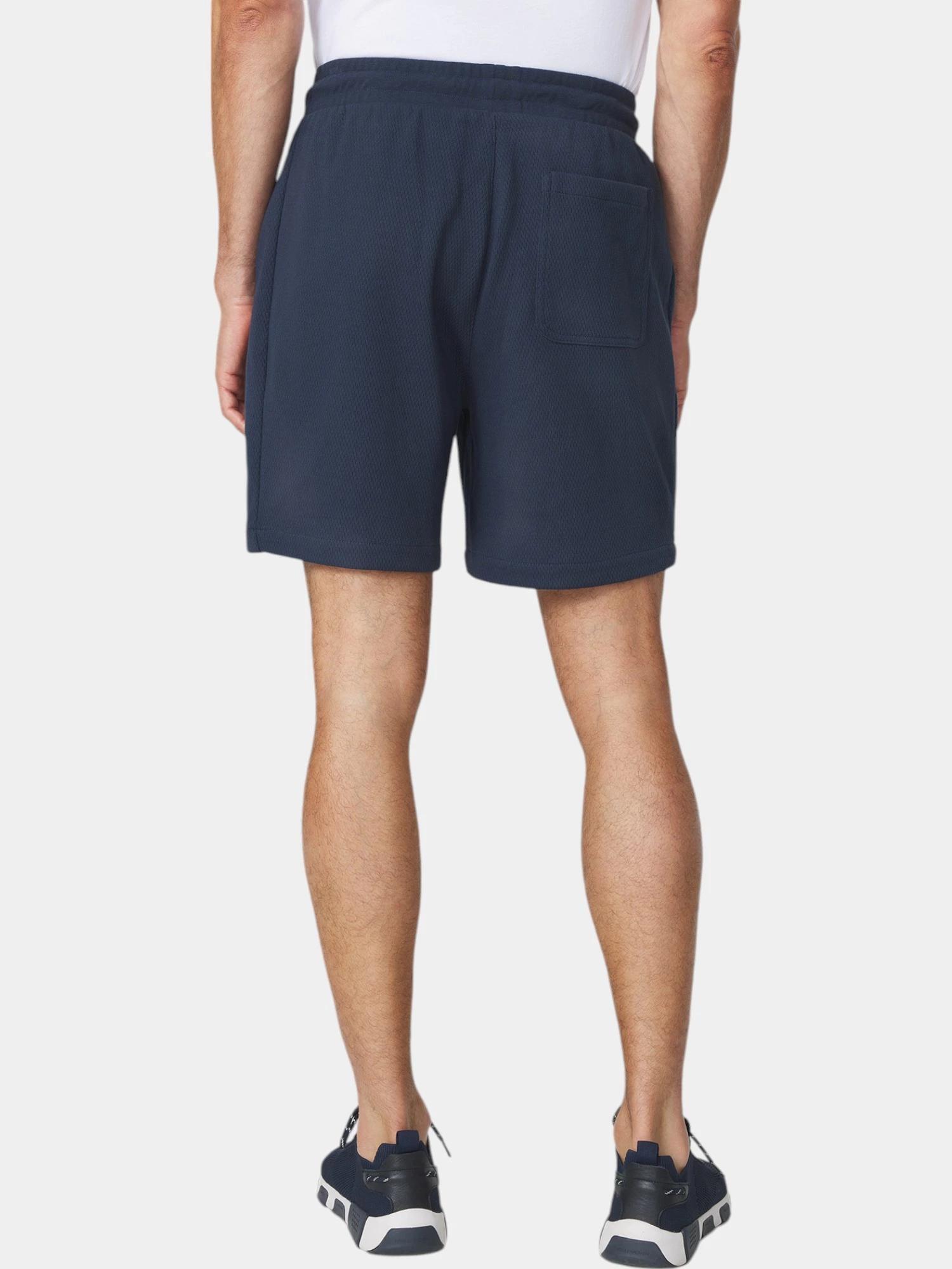 Bermuda - Homme - Taille élastique - WOODYBER - Bleu marine 2/6