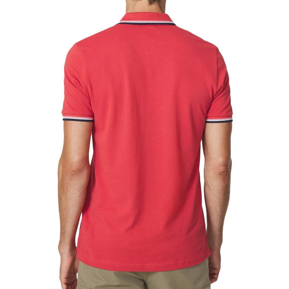 Polo manches courtes - Homme - Coupe ajustée - YVANEPOL - Rose/rouge 2/5