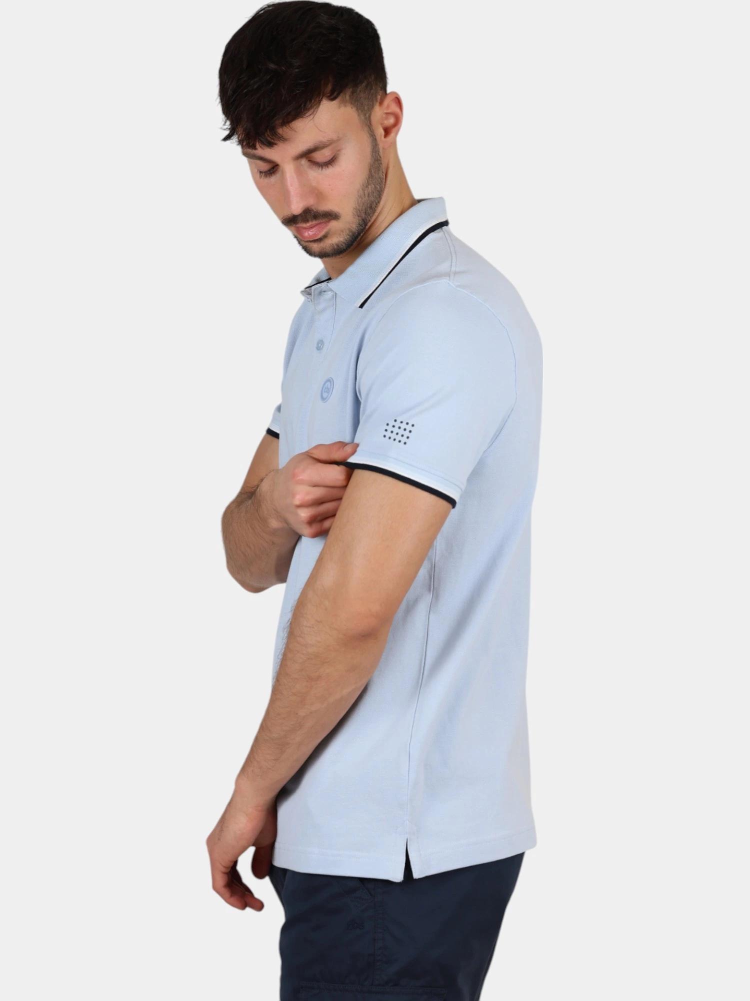 Polo manches courtes - Homme - Coupe ajustée - YVANEPOL Bleu 2/6