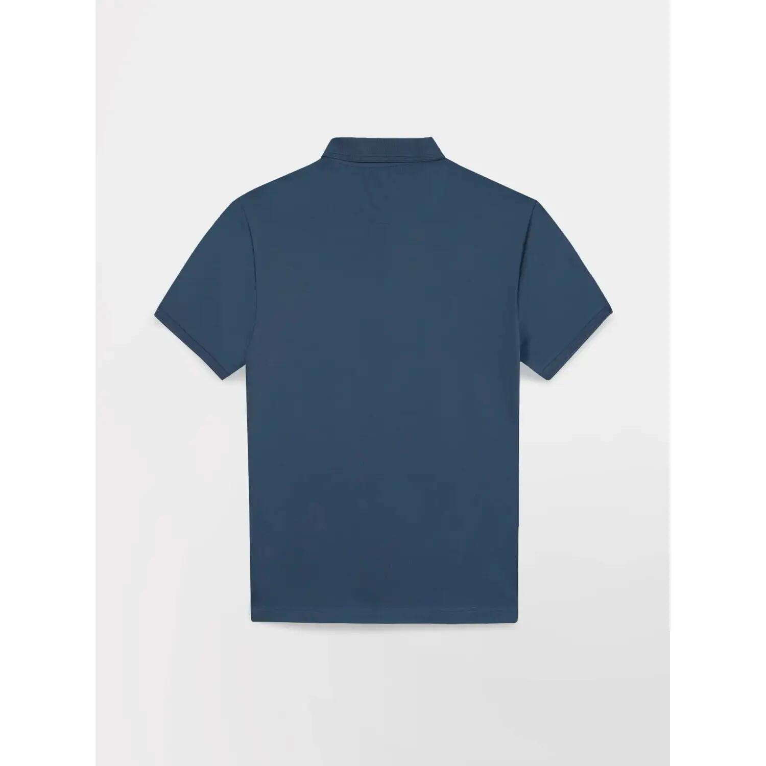 Polo - Sport - Homme - Coupe ajustée, poche - TIMAOPOL - Bleu 2/2