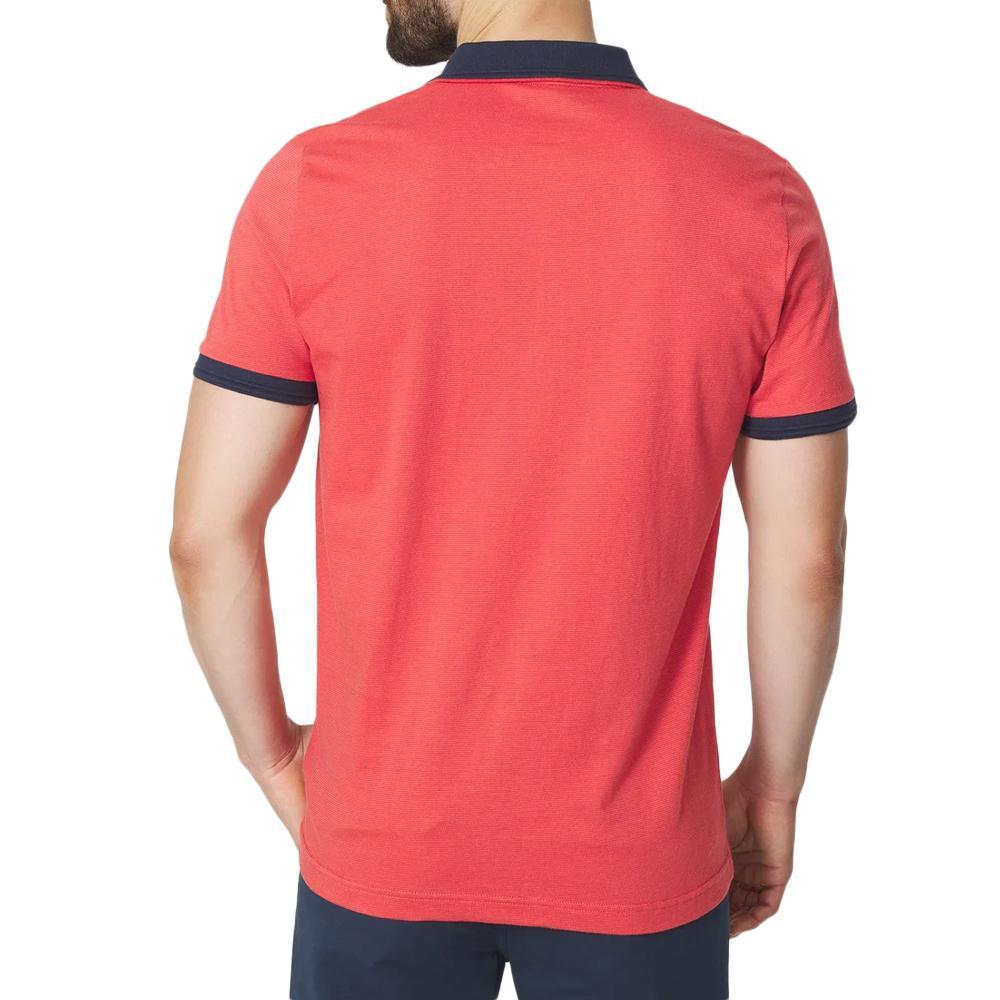 Polo - homme - manches courtes, col polo - rose/rouge 2/5