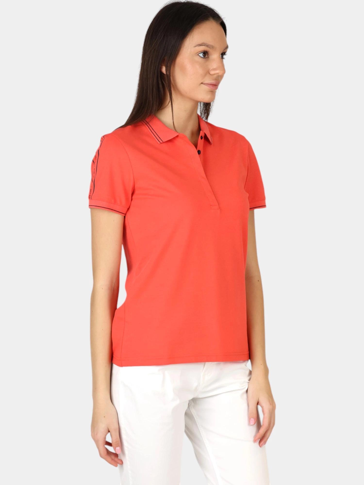 Polo - Sport - Femme - Manches courtes - IRRISPOL - Rose/rouge 4/6
