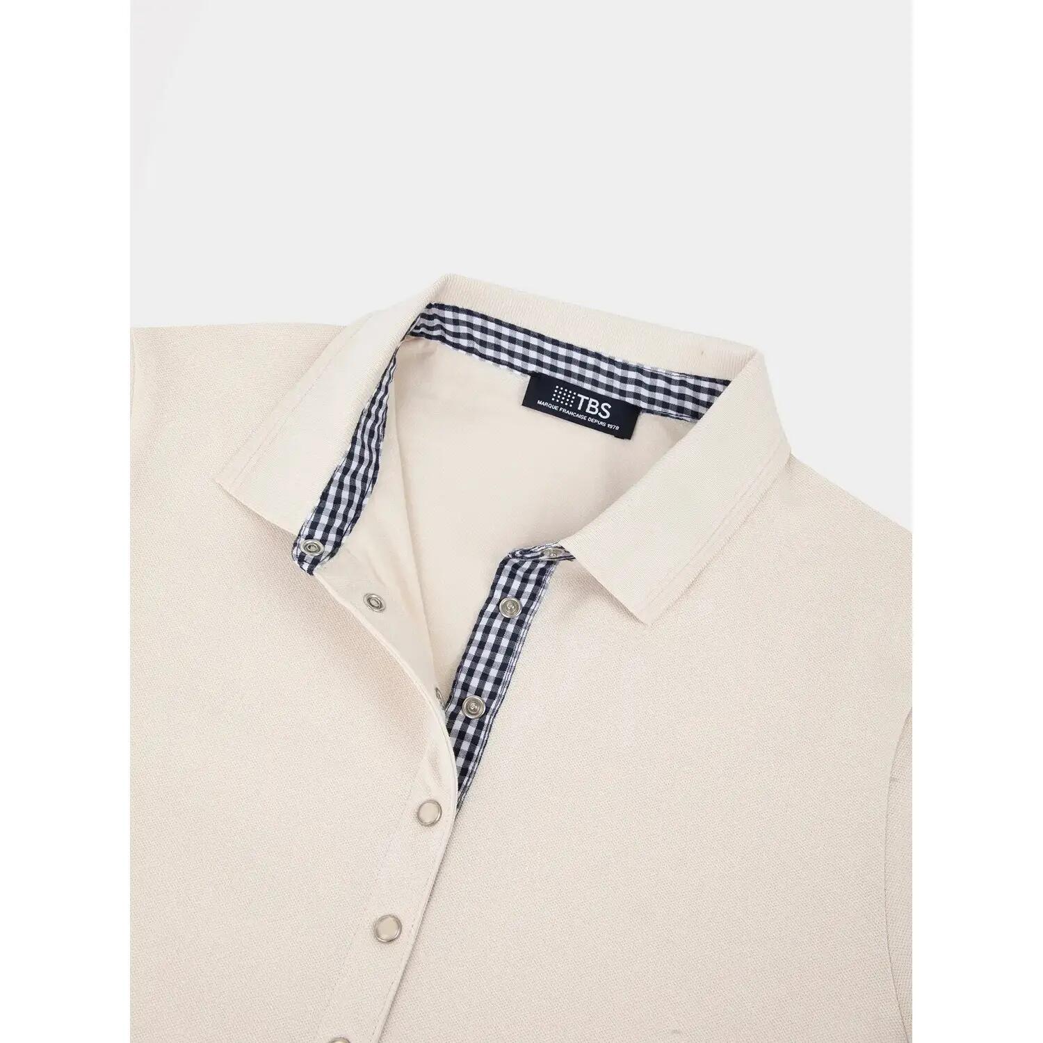Polo - femme - manches courtes, col polo - lizzipol - blanc/écru 5/5