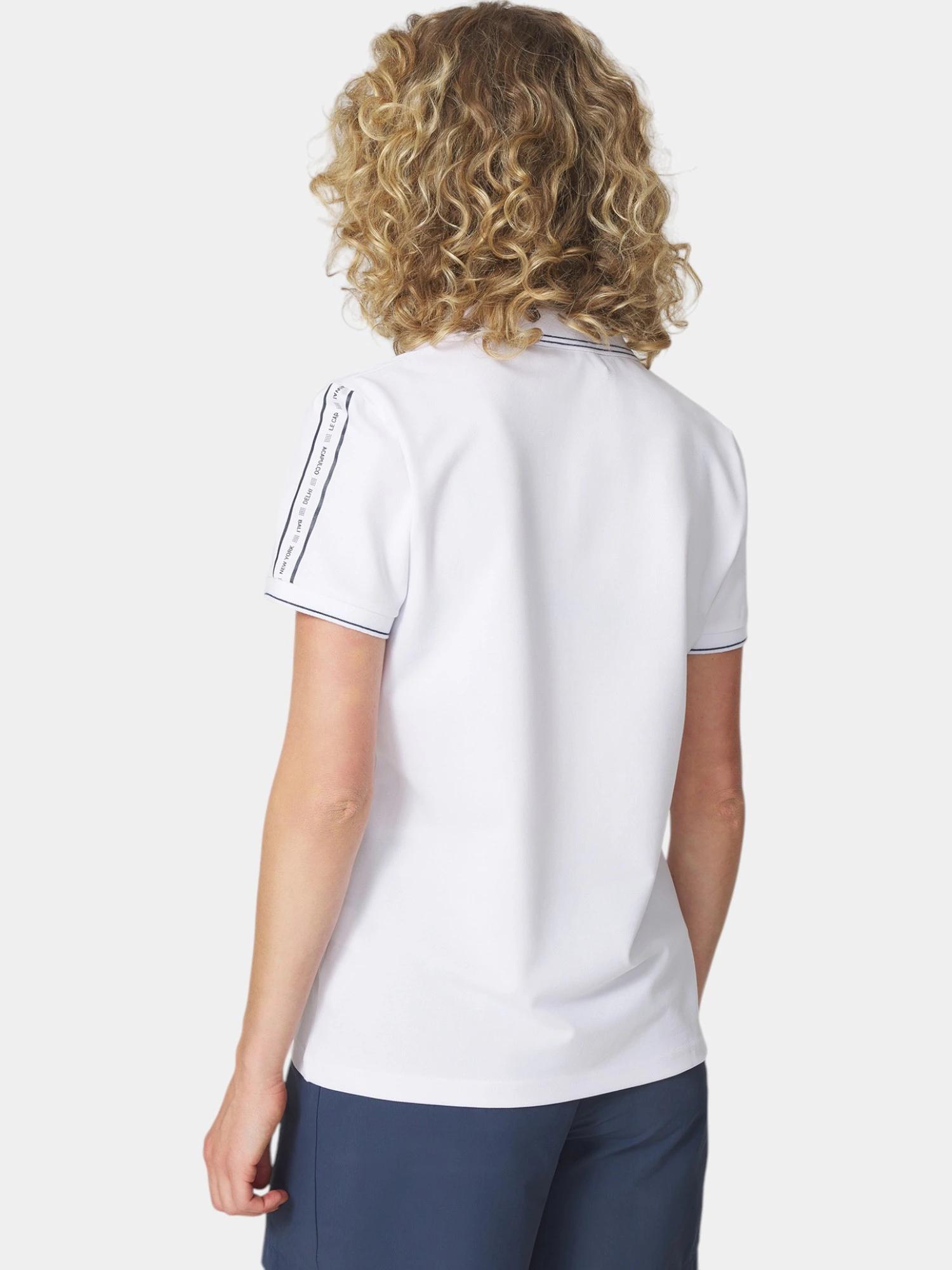 Polo manches courtes - Femme - Boutonné - IRRISPOL - Blanc/écru 2/5