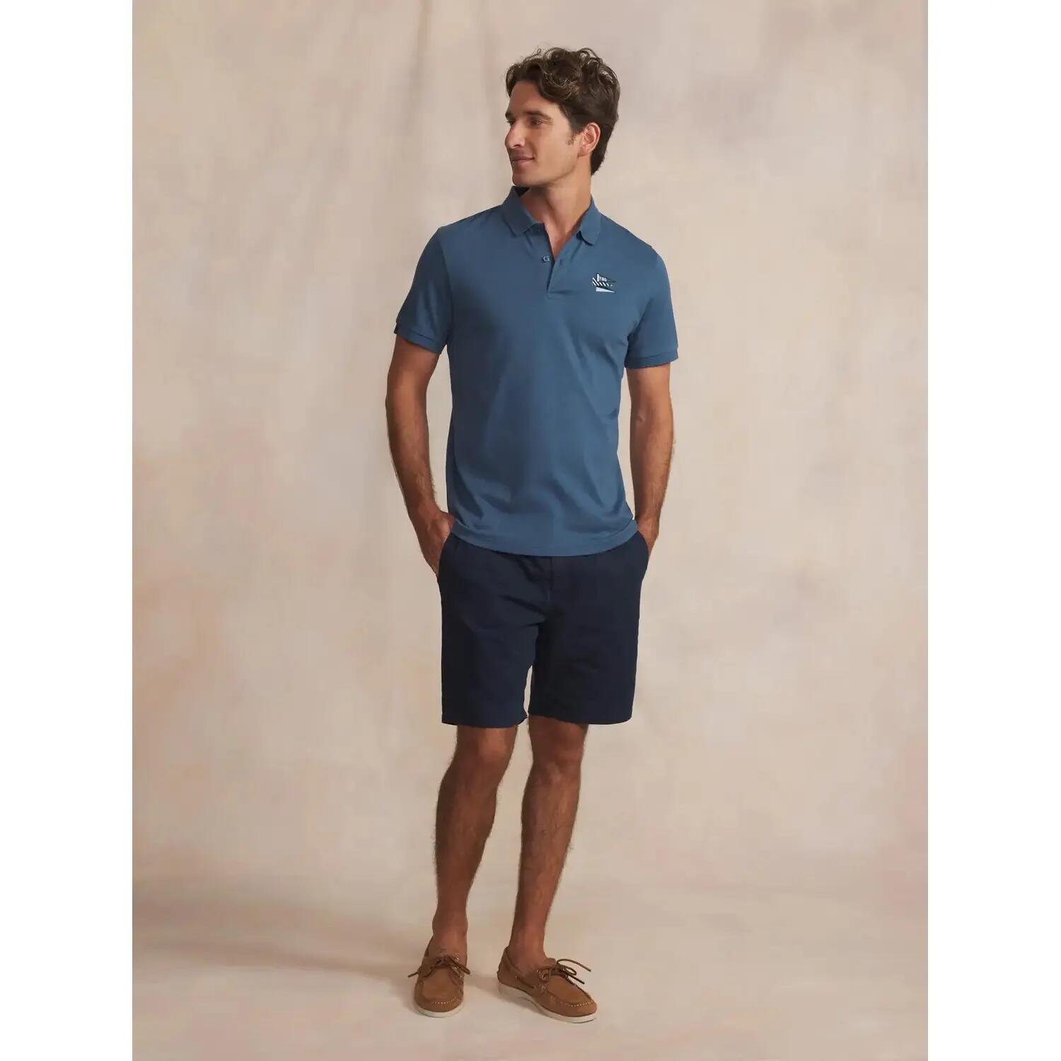 Polo manches courtes - Sport - Homme - Coupe ajustée - ANDROPOL - Bleu 3/5