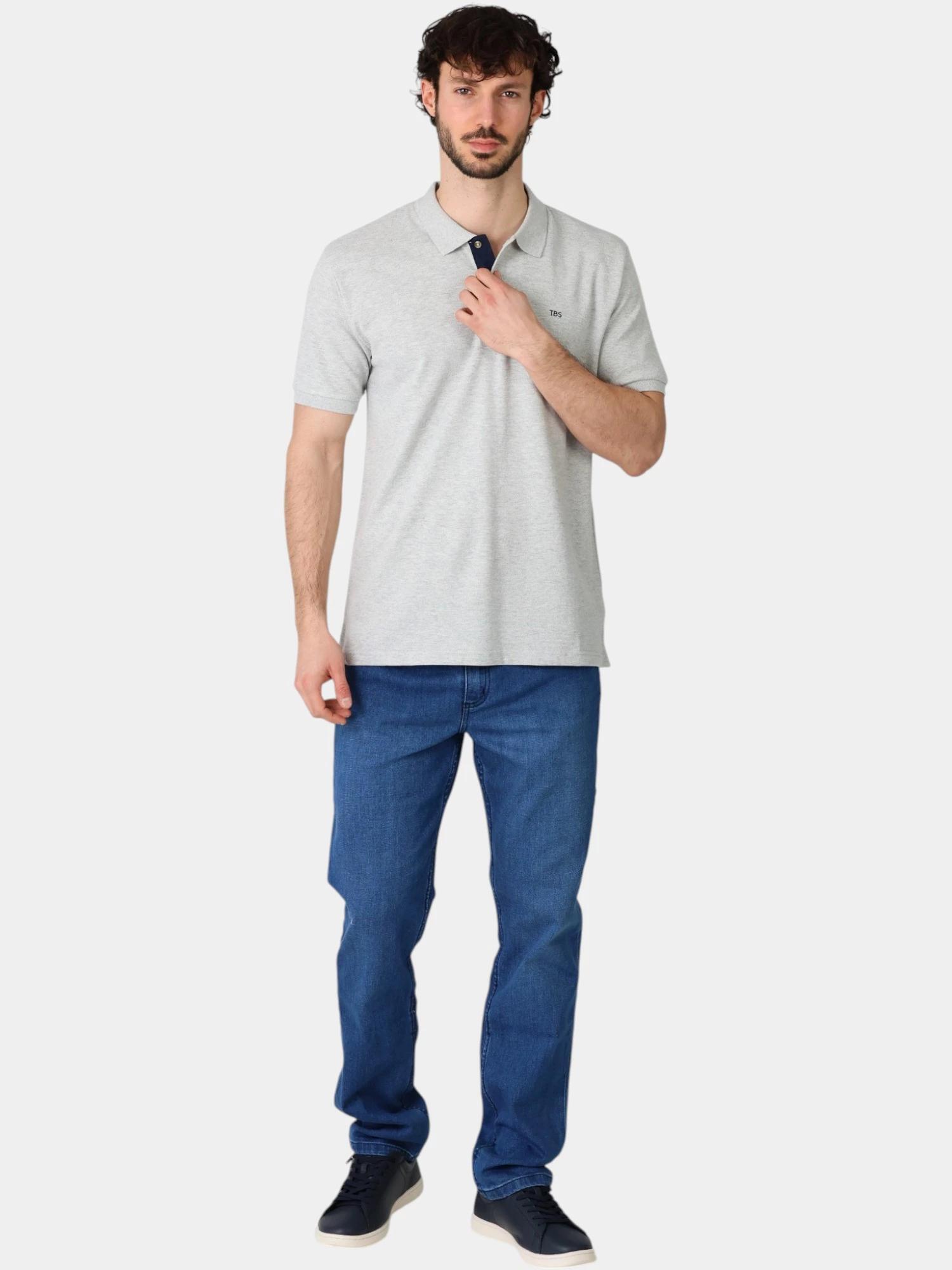 Polo manches courtes - Sport - Homme - Coupe ajustée - LICIOPOL - Gris 4/5