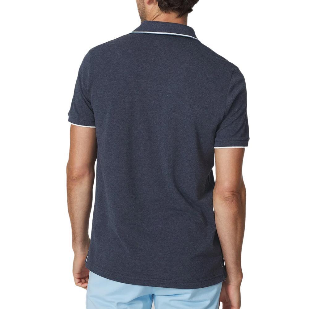 Polo homme manches courtes, ajusté - KAMALPOL - Bleu marine 2/6